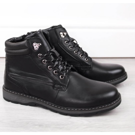 Botines aislantes de piel para hombre, negro, T.Sokolski Z23-111 1
