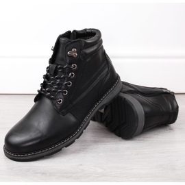 Botines aislantes de piel para hombre, negro, T.Sokolski Z23-111 4
