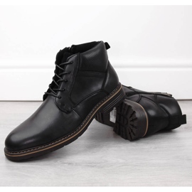 Botines aislantes de piel para hombre, negro, T.Sokolski Z22-69 3