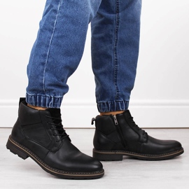 Botines aislantes de piel para hombre, negro, T.Sokolski Z22-69 5