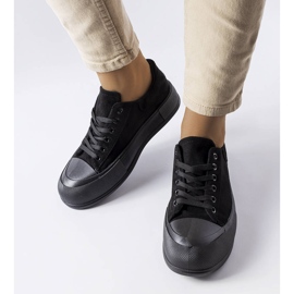BM Zapatillas negras con plataforma de Agathe. negro 3