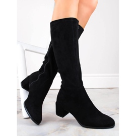 Botas de mujer en el puesto negro Sergio Leone 2