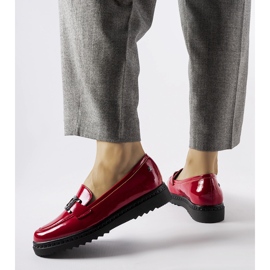 Inna Mocasines de charol rojo de Vinceza 1 Inna Mocasines de charol rojo de Vinceza 1