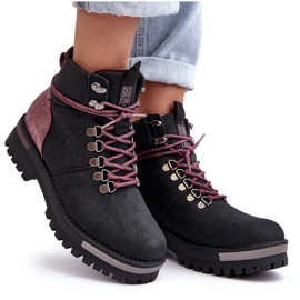 Botas con cordones Negro Big Star MM274318 10