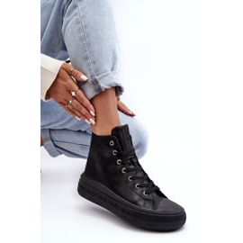 Zapatillas Deportivas Con Cremallera Aislante Para Mujer Negro Big Star MM274023 7