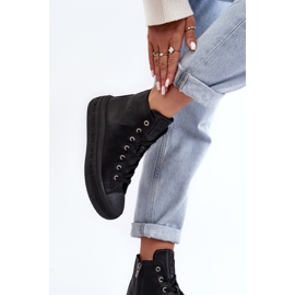 Zapatillas Deportivas Con Cremallera Aislante Para Mujer Negro Big Star MM274023 3