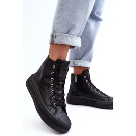 Zapatillas Deportivas Con Cremallera Aislante Para Mujer Negro Big Star MM274023 2