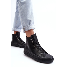 Zapatillas Deportivas Con Cremallera Aislante Para Mujer Negro Big Star MM274023 6