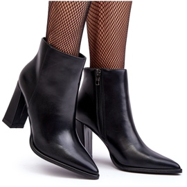 WS1 Botines Mujer Piel Negro Saitana 8