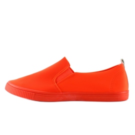 Elegantes zapatillas JX31 ​​​​naranjas sin cordones 2