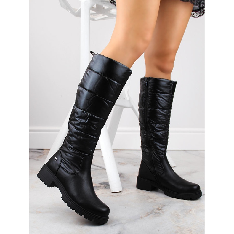 Botas negras acolchadas y aislantes para mujer T.Sokolski Z23-385 negro 2 Botas negras acolchadas y aislantes para mujer T.Sokolski Z23-385 negro 2