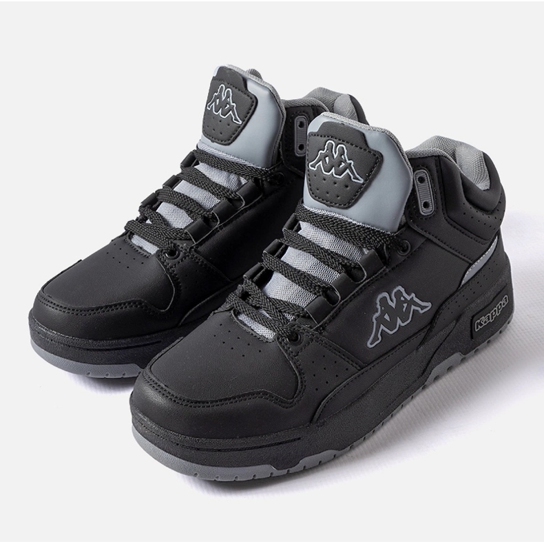 Zapatos unisex negros y grises Kappa 243316 Jonscha 1