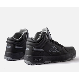 Zapatos unisex negros y grises Kappa 243316 Jonscha 2