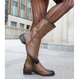 Botas altas con aislamiento marrones de Mayonga marrón 2