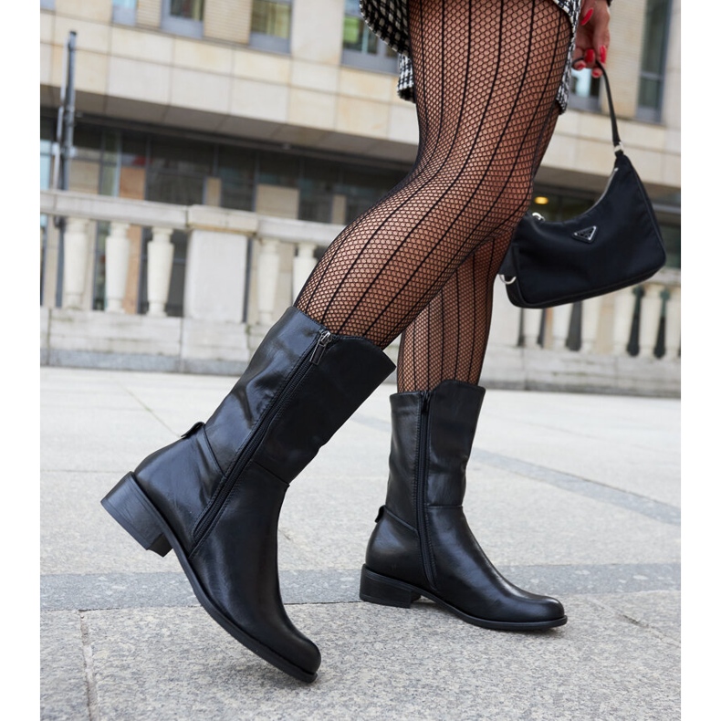 Botas altas negras con aislamiento de Mayonga negro 2 Botas altas negras con aislamiento de Mayonga negro 2