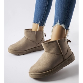 Botas de nieve mujer beige Big Star KK274294 1
