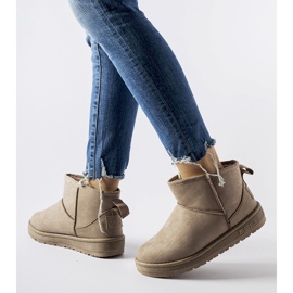 Botas de nieve mujer beige Big Star KK274294 2