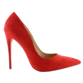 Tacones clasicos ante 5005 Rojo 2