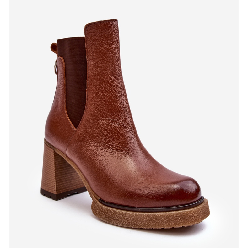 Lemar Liresa Botines Lemar Tacón Alto Piel Marrón 1 Lemar Liresa Botines Lemar Tacón Alto Piel Marrón 1