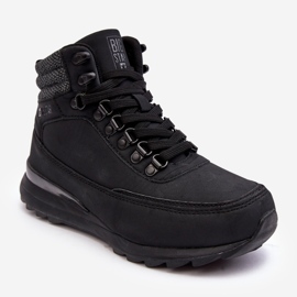 Zapatos Trekking Trapper Con Cordones Negro Big Star MM274677 1