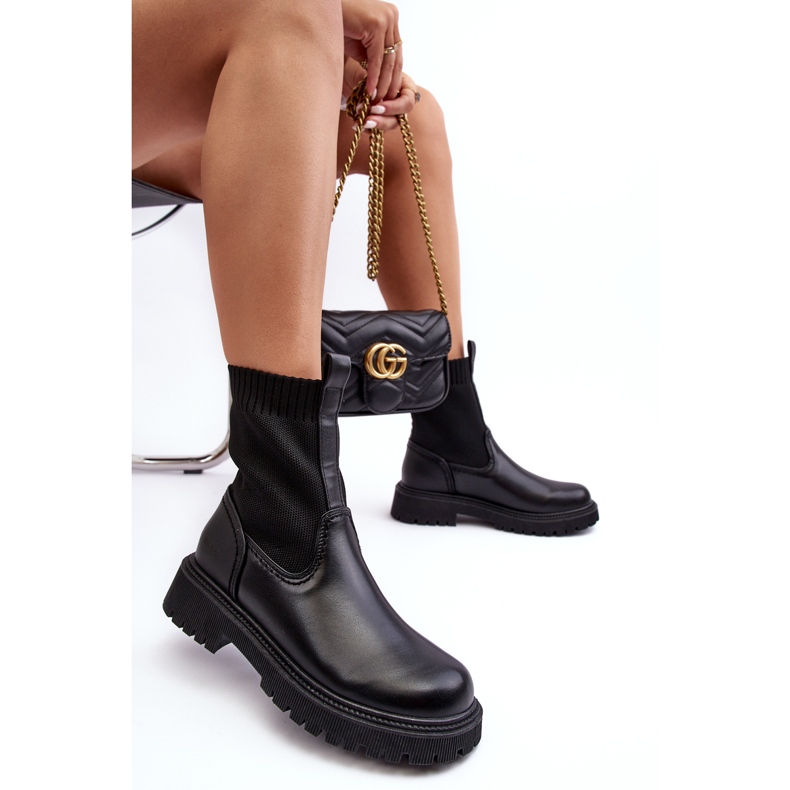 Botas planas Big Star negras MM2745432 negro 1 Botas planas Big Star negras MM2745432 negro 1