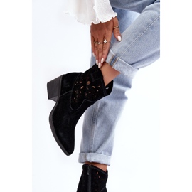 S.Barski Botas Cowboy Ante Calado D&amp;A SN622-20 Negro 3