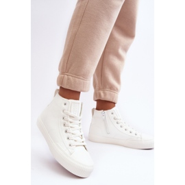 Zapatillas De Mujer Aislante Con Cremallera Blanco Big Star MM274017 4