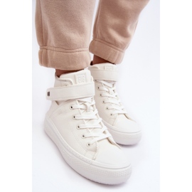 Zapatillas aislantes para mujer con plataforma Big Star, blanco MM274006 10