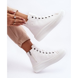 Zapatillas Deportivas Con Cremallera Aislante Para Mujer Blanco Big Star MM274021 3