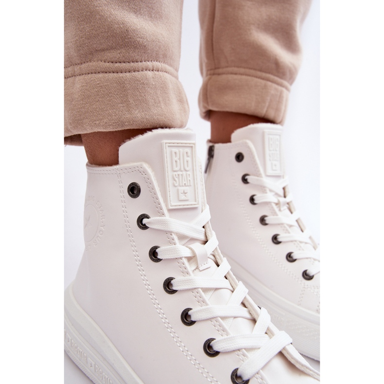 Zapatillas Deportivas Con Cremallera Aislante Para Mujer Blanco Big Star MM274021 1