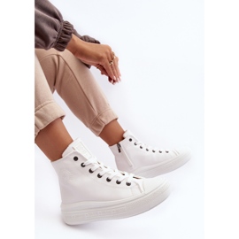 Zapatillas Deportivas Con Cremallera Aislante Para Mujer Blanco Big Star MM274021 2