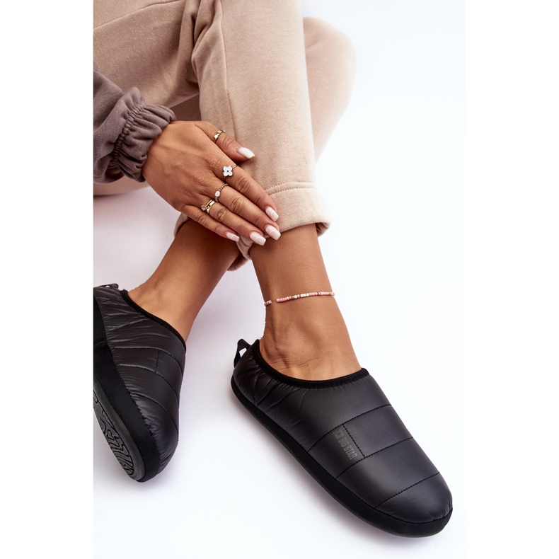 Pantuflas Térmicas Mujer Negro Big Star KK274604 1