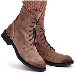 Botas cómodas de ante con aislamiento marrón claro Lemar Revin 9