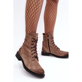 Botas cómodas de ante con aislamiento marrón claro Lemar Revin 3