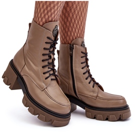 Botas Aislante Mujer Piel Lemar Marrón Rehin 12