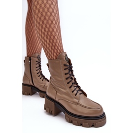 Botas Aislante Mujer Piel Lemar Marrón Rehin 8