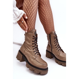 Botas Aislante Mujer Piel Lemar Marrón Rehin 3