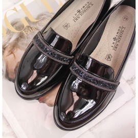 Zapatos cómodos sin cordones de charol T.Sokolski W SCA62, negro 2
