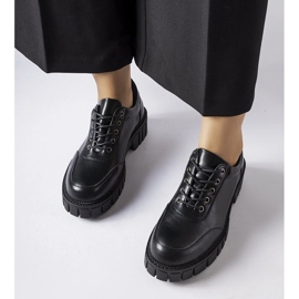 Zapatos Severino clásicos macizos negros 3