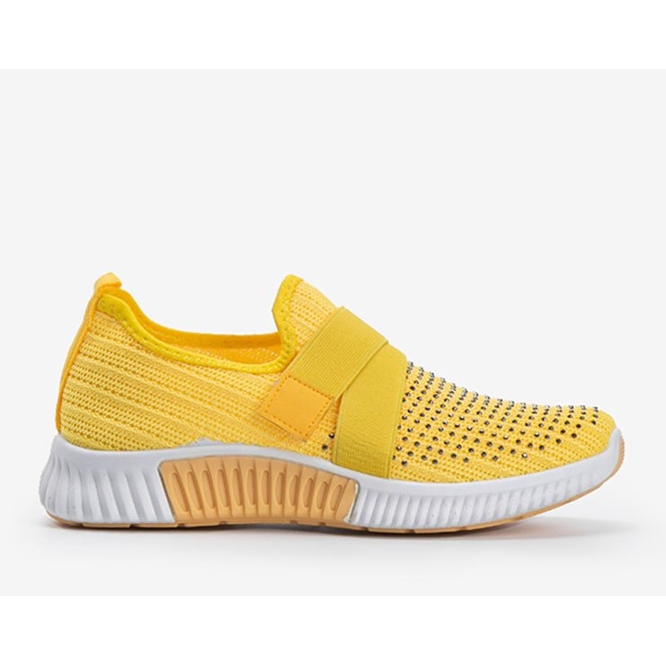 Zapatillas deportivas sin cordones Akira amarillas amarillo 1