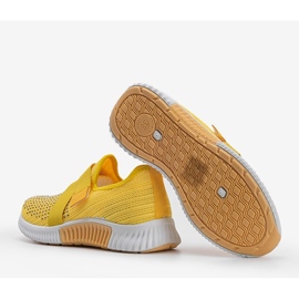 Zapatillas deportivas sin cordones Akira amarillas amarillo 2