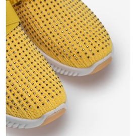 Zapatillas deportivas sin cordones Akira amarillas amarillo 3