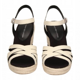 Tommy Hilfiger Sandalias de cuña alta FW0FW04843 beige 2