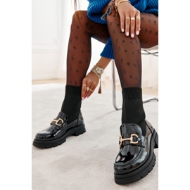 Botines de Mujer con Adorno y Calcetín Slip-On, Negro 3