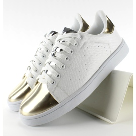 Deportivas puntera metalizada YP-01 Oro blanco amarillo 2