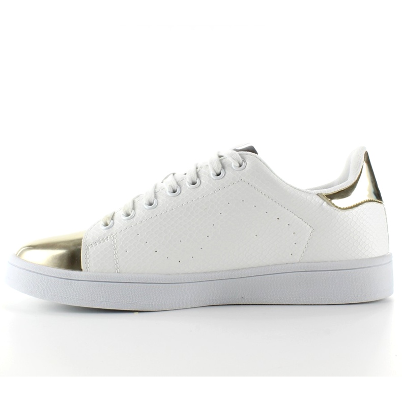 Deportivas puntera metalizada YP-01 Oro blanco amarillo 1