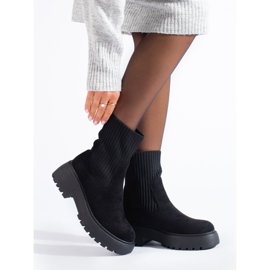 Mujeres trabajadoras con un Shelovet superior flexible negro 1