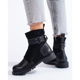 SHELOVET Bolsos negros de mujer con hebilla 3