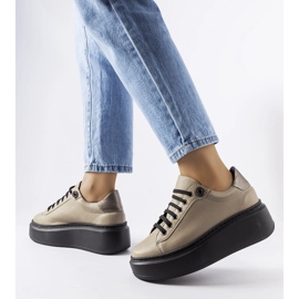 Zapatos brogue beige LS5379 Taupe 2