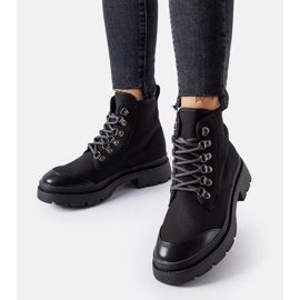 Botas Alicudi tejido negro 2
